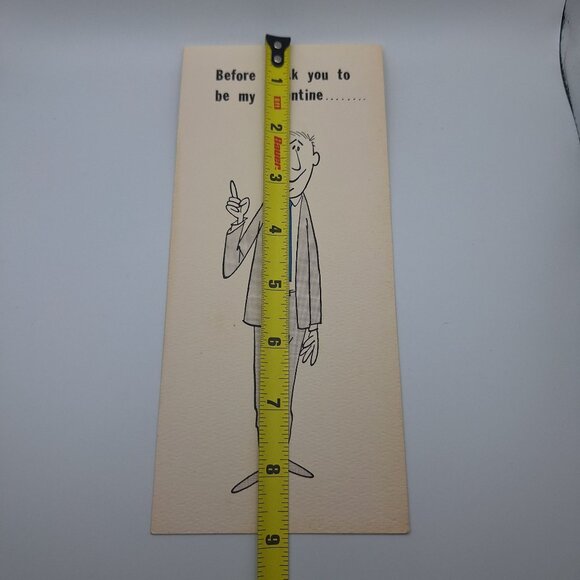 Hallmark Vintage Valentine Greeting Card Contemporary Design Humor Collectible - Picture 8 of 9